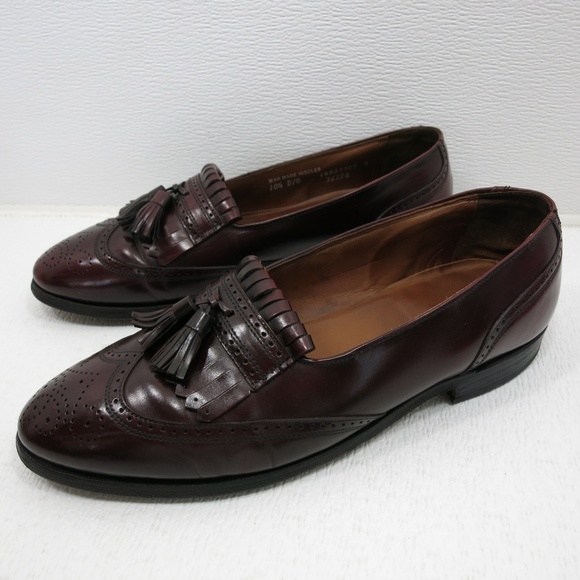 bostonian burgundy leather dress shoes
